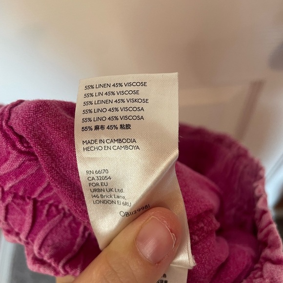 Anthropologie Rhys Linen Utility Jogger Pants - Picture 6 of 6